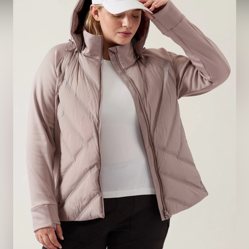 Athleta Inlet Jacket Tinsel Purple Lightweight Activewear Athleisure 3X